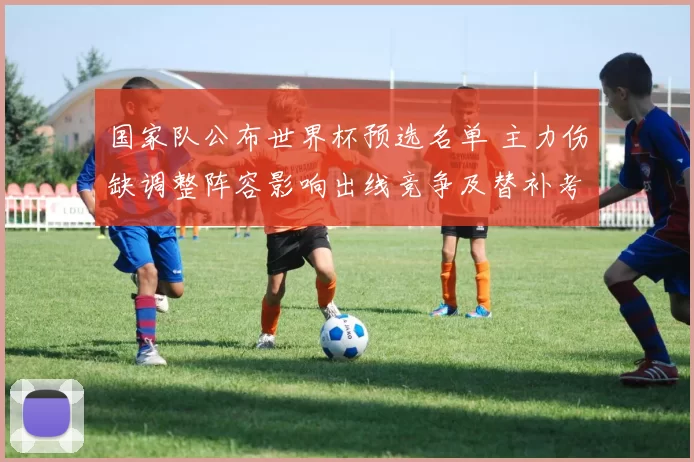 国家队公布世界杯预选名单 主力伤缺调整阵容影响出线竞争及替补考察